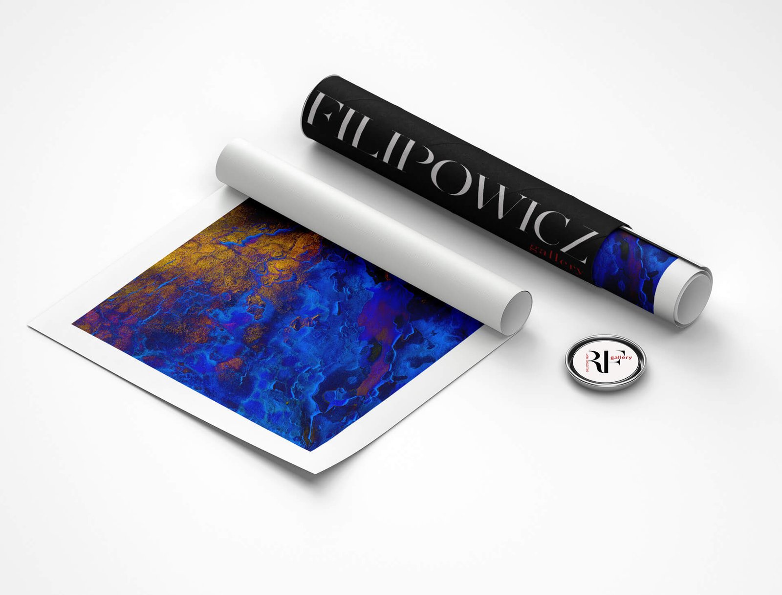 Lawa by Ryszard Filipowicz wydruk i tuba transportowa z logo