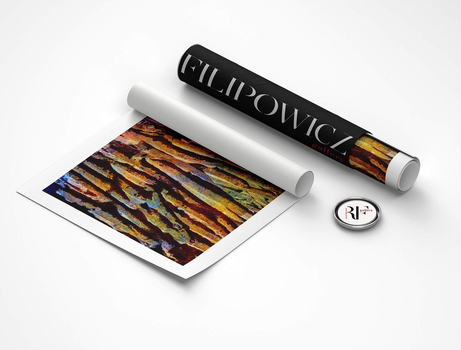 Lawica V by Ryszard Filipowicz wydruk i tuba transportowa z logo