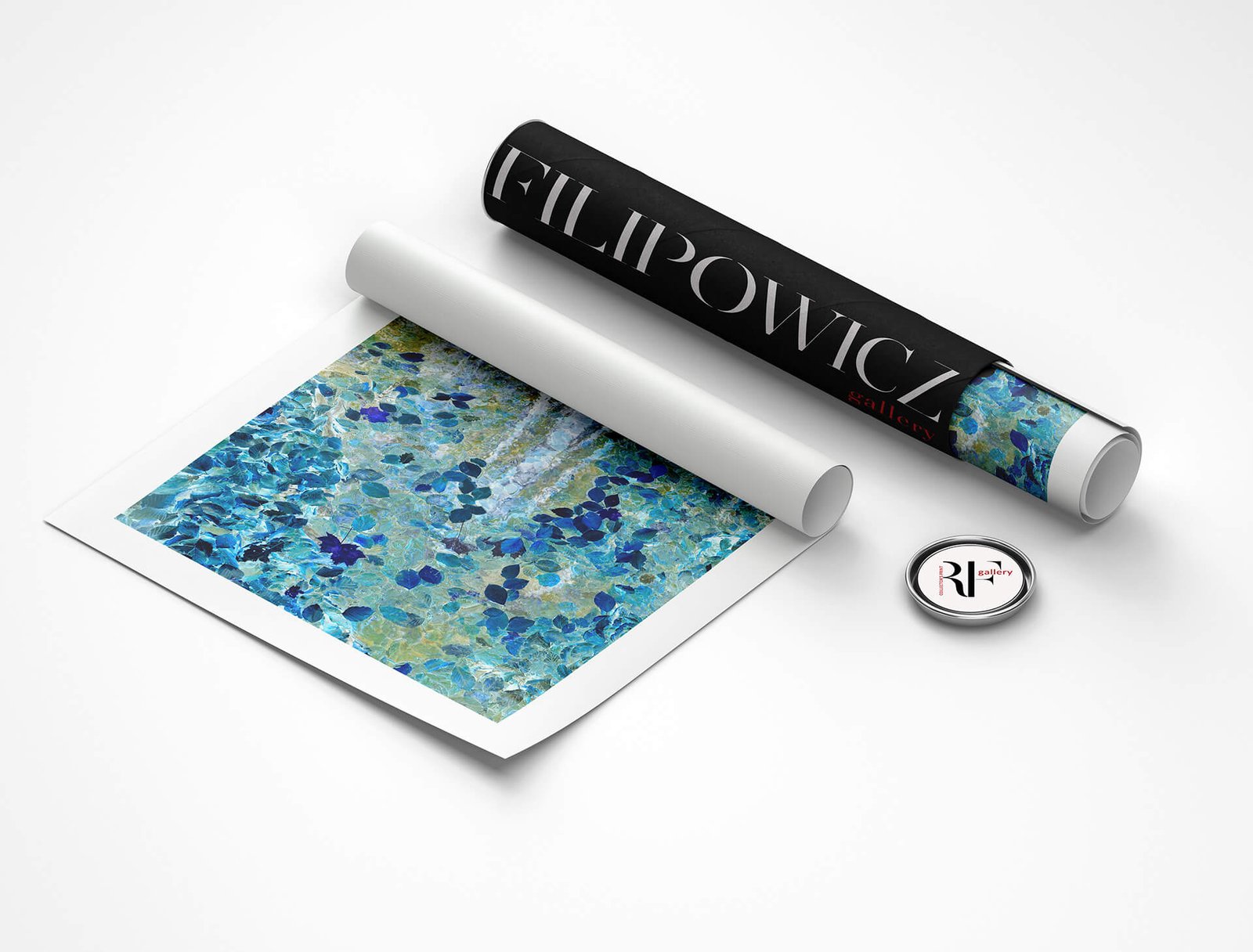 Monet by Ryszard Filipowicz wydruk i tuba transportowa z logo