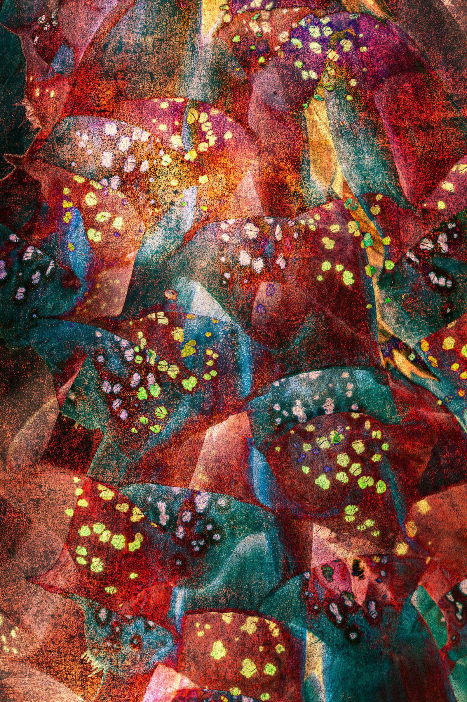 Świetliki - fotografika Świetliste punkty na ciekawym tle.