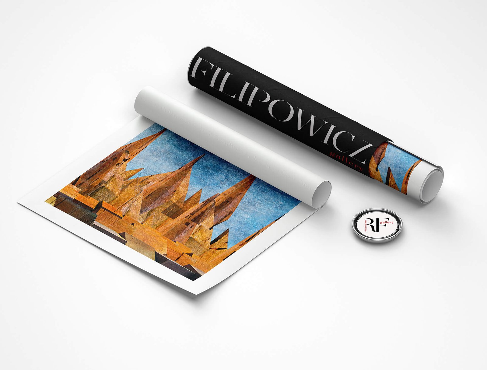 The Old Town by Ryszard Filipowicz wydruk i tuba transportowa z logo