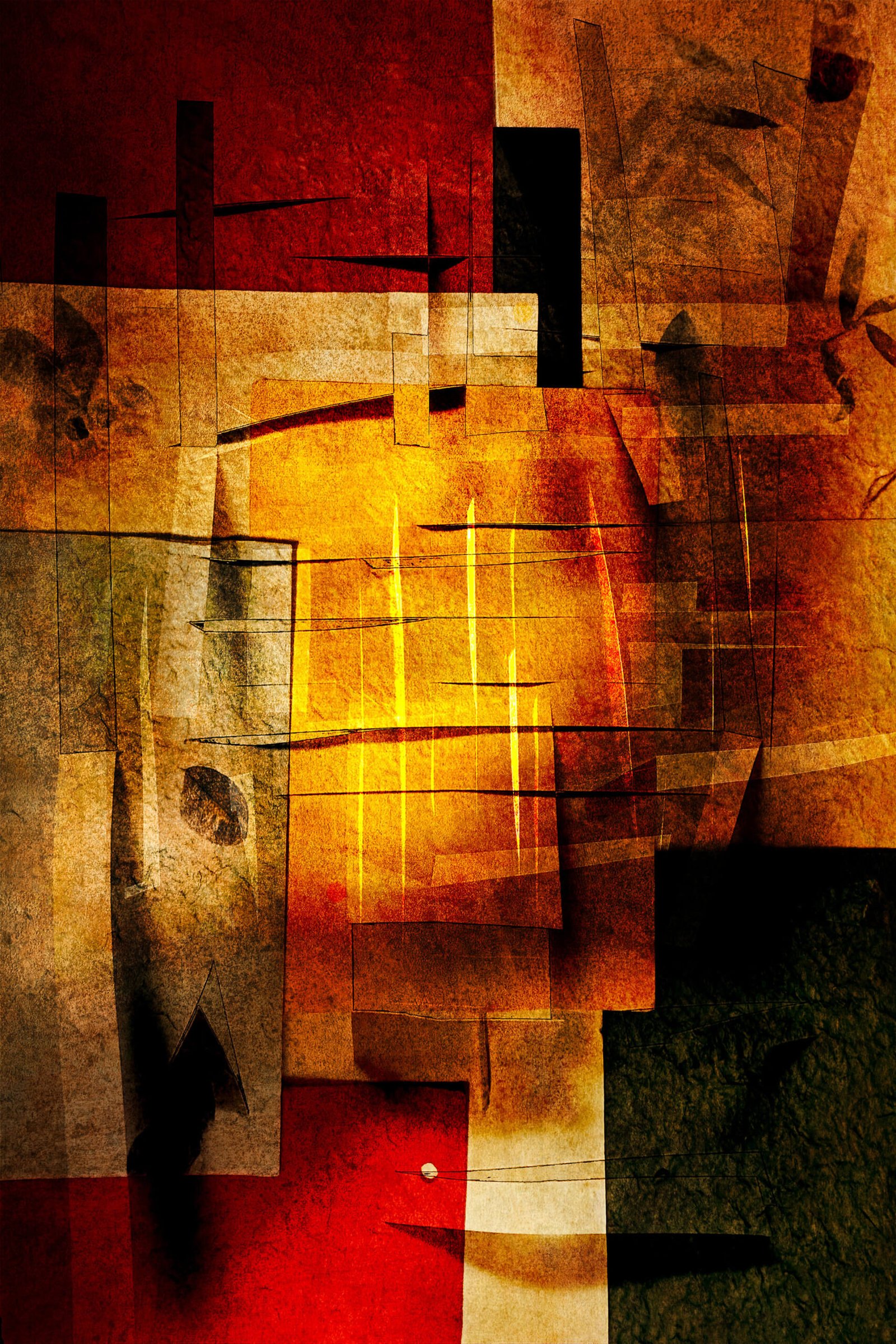 Wycinanki - fotografika Kubistyczny montaż, w którym przenikają się różnorodne kształty i faktury – papieru, drewna i płótna.