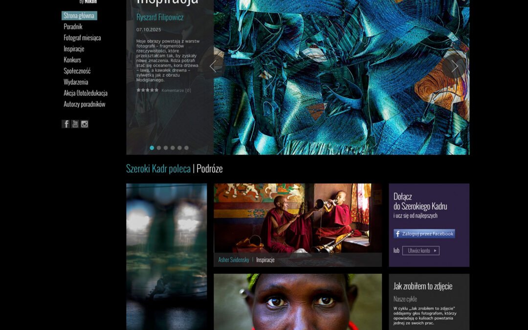 Przez „Szeroki Kadr” na szerokie wody.