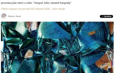 Wywiad w listopadowym magazynie „Prestiż”